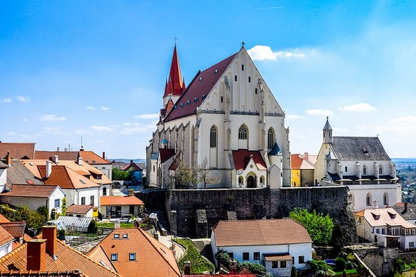 znojmo mesto panorama