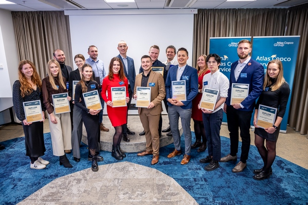 Cena Atlas Copco 2024 vitezove absolventi a pedagogove