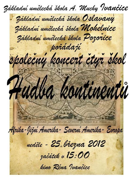Kliknutím zvětšíte Hudba kontinentů