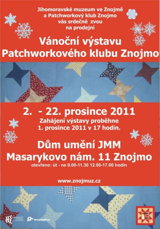 Kliknutím zvětšíte Vánoční výstava Patchworkového klubu Znojmo
