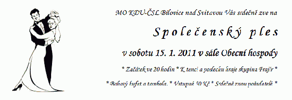 SPOLEČENSKÝ PLES